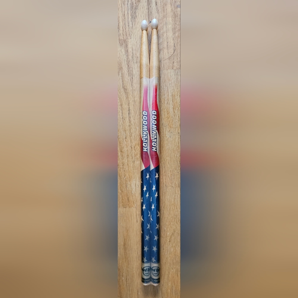Hard Rock Cafe - Hollywood          Red, White, and Blue Drumsticks
